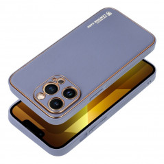 Apple iPhone 13 Coque Leather Bleu