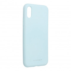 Apple iPhone XS Coque Roar Space Monochromatique, Élégant  Bleu ciel