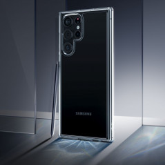 Samsung Galaxy S22 Ultra Coque Spigen Ultra Hybrid Clair comme du cristal  Transparent