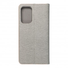 Samsung Galaxy A33 Portefeuilles LUNA Book Gold Élégant  Argenté