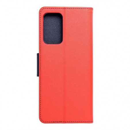 XIAOMI Poco M4 Pro 5G Portefeuilles Fancy Book Rouge / Marine