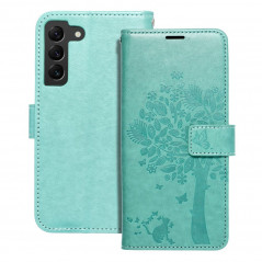 Samsung Galaxy S22 Portefeuilles MEZZO Book Arbre  Vert