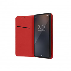 Samsung Galaxy S22 Plus Portefeuilles Leather case SMART PRO Élégant  Bordeaux