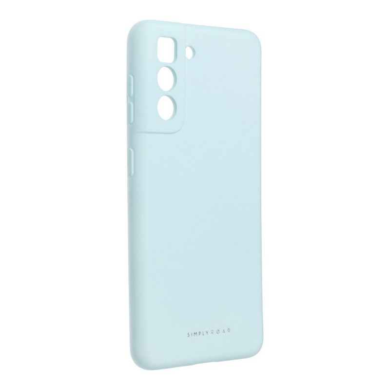 Samsung Galaxy A03s Coque Roar Space Monochromatique, Élégant  Bleu ciel
