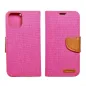 XIAOMI Redmi 9C Portefeuilles Canvas Book Rose