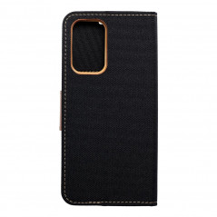 Samsung Galaxy A53 5G Portefeuilles Canvas Book Noir