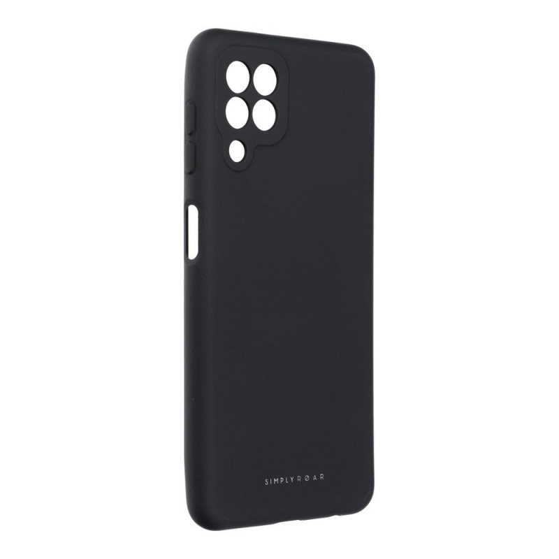 Samsung Galaxy A22 LTE Coque Roar Space Monochromatique, Élégant  Noir