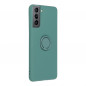 Samsung Galaxy A12 Coque Silicone ring Vert