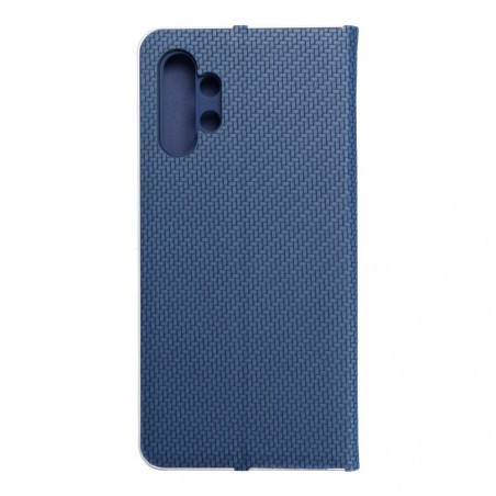 Samsung Galaxy A13 LTE Portefeuilles LUNA Book Carbon Fibre de carbone, Élégant  Bleu