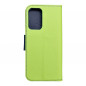 Samsung Galaxy A33 Portefeuilles Fancy Book Citron vert / Marine