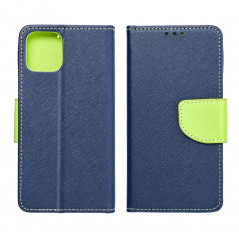 realme 8i Portefeuilles Fancy Book Marine / Citron vert