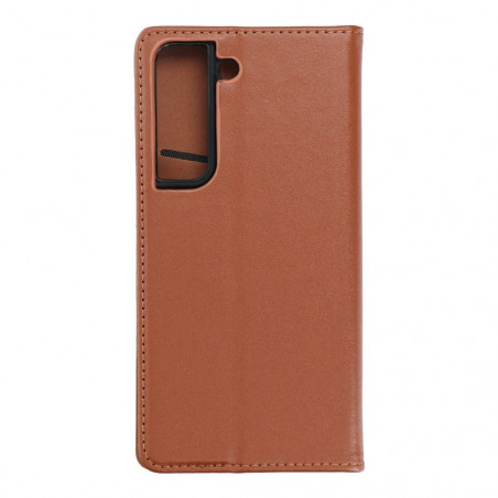 Samsung Galaxy S22 Portefeuilles Leather case SMART PRO Élégant  Brun