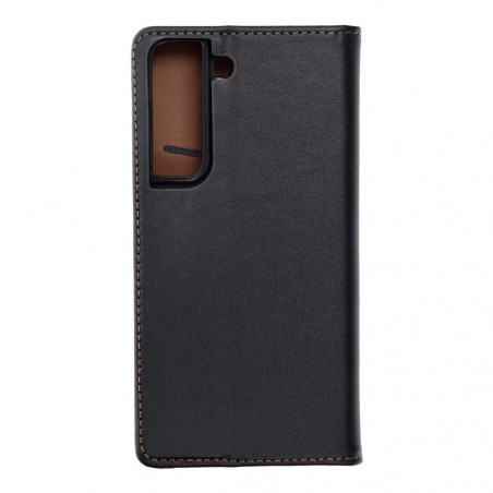 Samsung Galaxy S22 Portefeuilles Leather case SMART PRO Élégant  Noir 