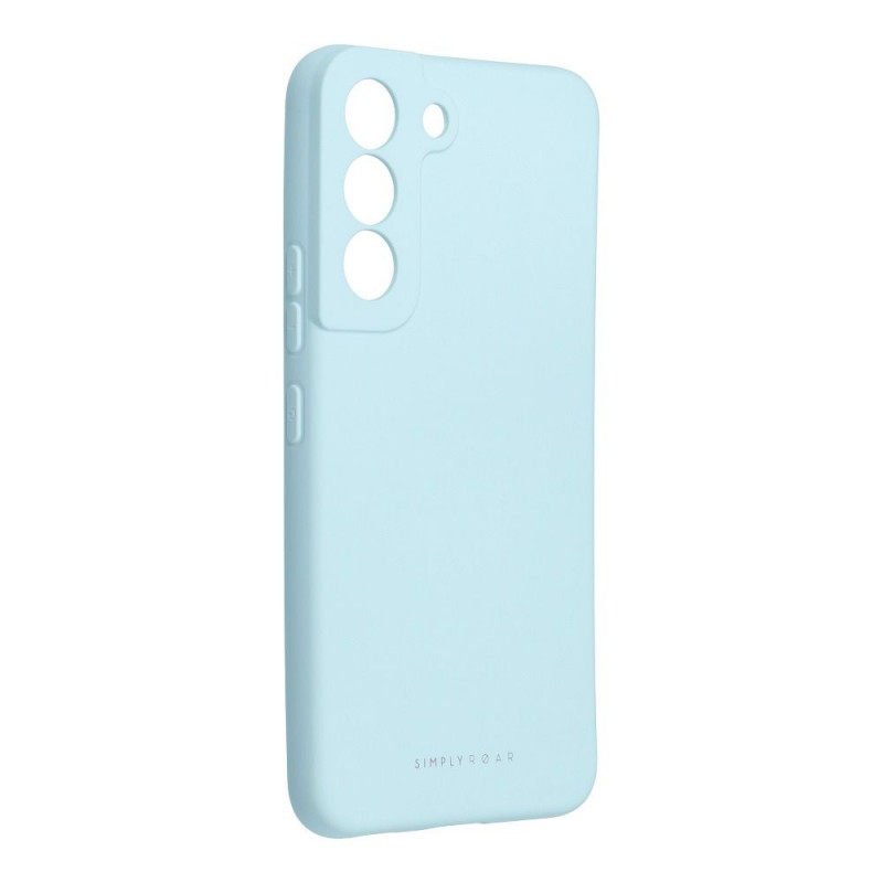 Samsung Galaxy S22 Coque Roar Space Monochromatique, Élégant  Bleu ciel