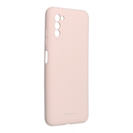 Samsung Galaxy A03s Coque Roar Space Monochromatique, Élégant  Rose