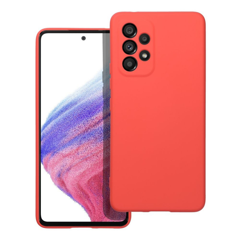 Samsung Galaxy A53 5G Coque Silicone Élégant  Pêche