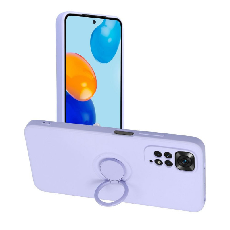 XIAOMI Redmi Note 11 Coque Silicone ring Violet (Violet)