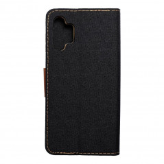 Samsung Galaxy A13 LTE Portefeuilles Canvas Book Noir