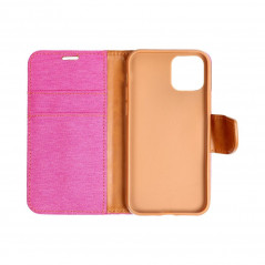 XIAOMI Poco M4 Pro 5G Portefeuilles Canvas Book Rose