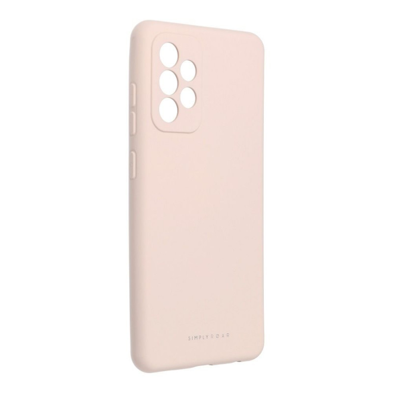 Samsung Galaxy A52 LTE Coque Roar Space Monochromatique, Élégant  Rose