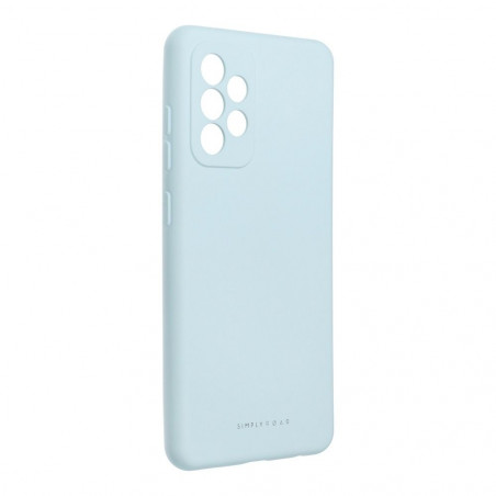 Samsung Galaxy A52 5G Coque Roar Space Monochromatique, Élégant  Bleu ciel