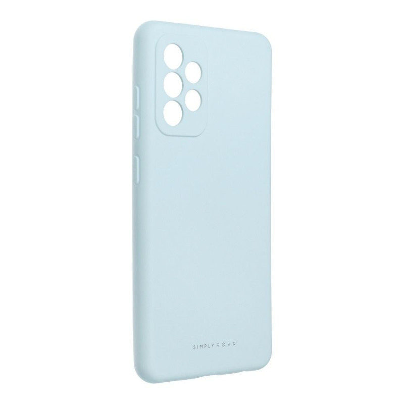 Samsung Galaxy A52 LTE Coque Roar Space Monochromatique, Élégant  Bleu ciel