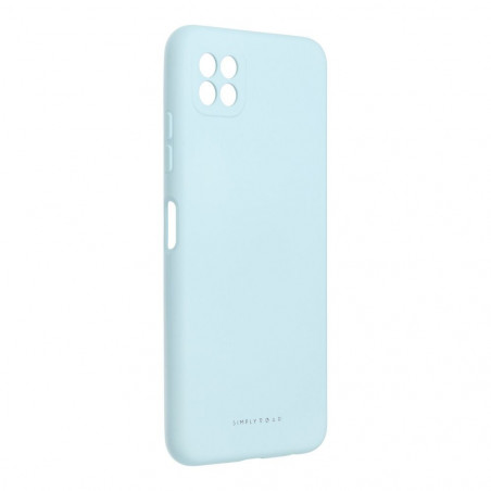 Samsung Galaxy A22 5G Coque Roar Space Monochromatique, Élégant  Bleu ciel