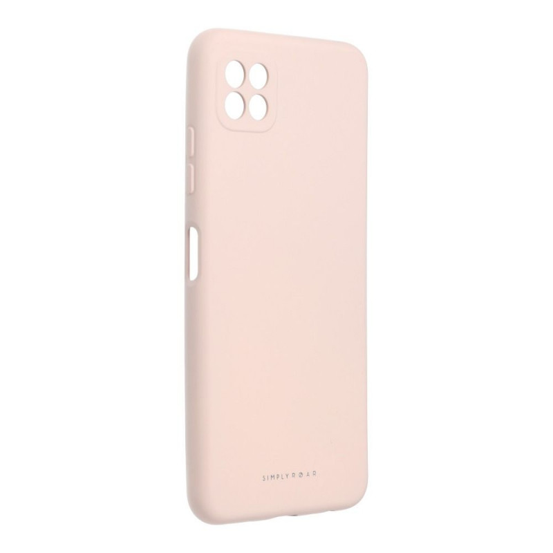 Samsung Galaxy A22 5G Coque Roar Space Monochromatique, Élégant  Rose