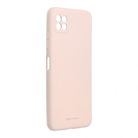 Samsung Galaxy A22 5G Coque Roar Space Monochromatique, Élégant  Rose
