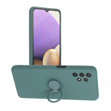 Samsung Galaxy A32 5G Coque Silicone ring Vert