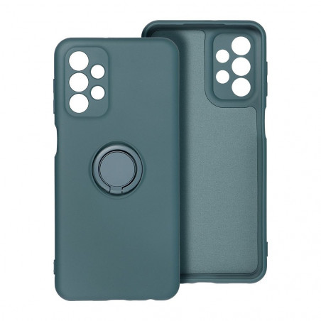 Samsung Galaxy A32 5G Coque Silicone ring Vert