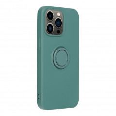 Apple iPhone 13 Pro Coque Silicone ring Vert