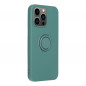 Apple iPhone 13 Pro Coque Silicone ring Vert
