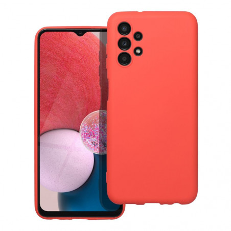 Samsung Galaxy A13 LTE Coque Silicone Élégant  Pêche