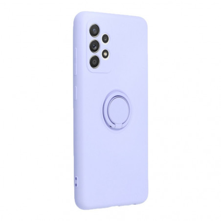 Samsung Galaxy A33 Coque Silicone ring Violet (Violet)