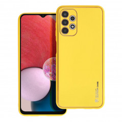 Samsung Galaxy A13 LTE Coque Leather Jaune