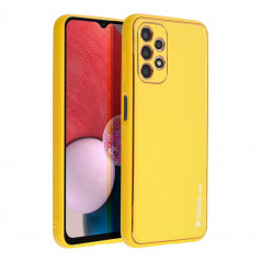Samsung Galaxy A13 LTE Coque Leather Jaune