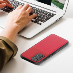 Samsung Galaxy A12 Coque Noble Rouge