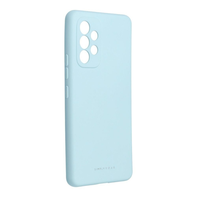 Samsung Galaxy A53 5G Coque Roar Space Monochromatique, Élégant  Bleu ciel