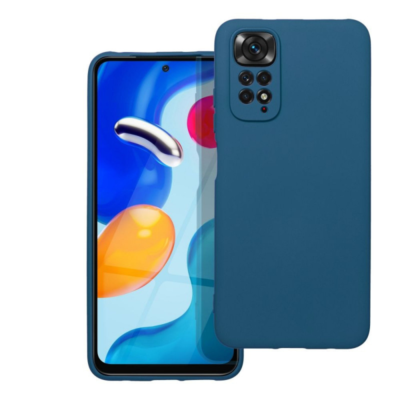 XIAOMI Redmi Note 11 Pro 5G Coque Silicone Élégant  Bleu
