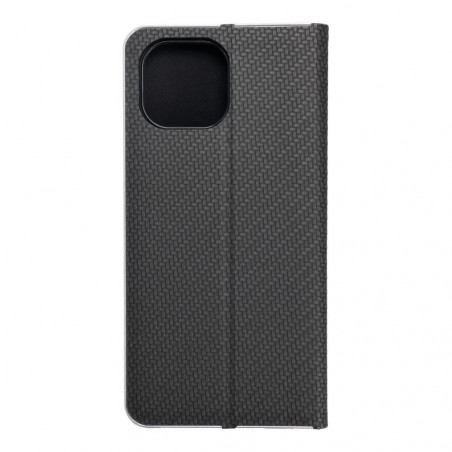 XIAOMI Mi 11 Lite 5G Portefeuilles LUNA Book Carbon Fibre de carbone, Élégant  Noir