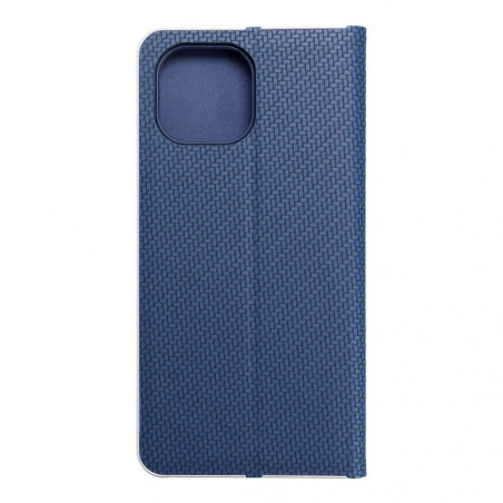 XIAOMI Mi 11 Lite Portefeuilles LUNA Book Carbon Fibre de carbone, Élégant  Bleu