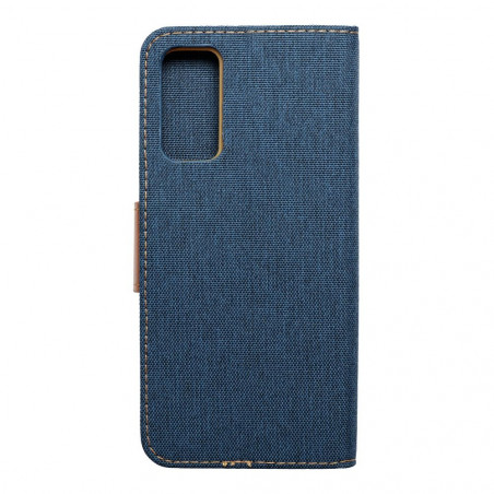 Samsung Galaxy S20 FE Portefeuilles Canvas Book Bleu marine