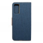 Samsung Galaxy S20 FE 5G 2022 Portefeuilles Canvas Book Bleu marine