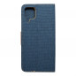 Samsung Galaxy A12 Portefeuilles Canvas Book Bleu marine