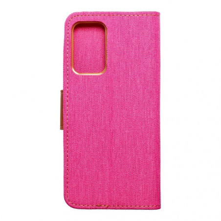 Samsung Galaxy A52 LTE Portefeuilles Canvas Book Rose