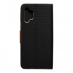 Samsung Galaxy A32 5G Portefeuilles Canvas Book Noir