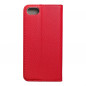 Apple iPhone SE 2022 5G Portefeuilles Smart Case Book Rouge