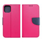 Apple iPhone SE 2020 Portefeuilles Fancy Book Rose / Marine