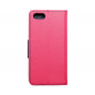Apple iPhone SE 2022 5G Portefeuilles Fancy Book Rose / Marine